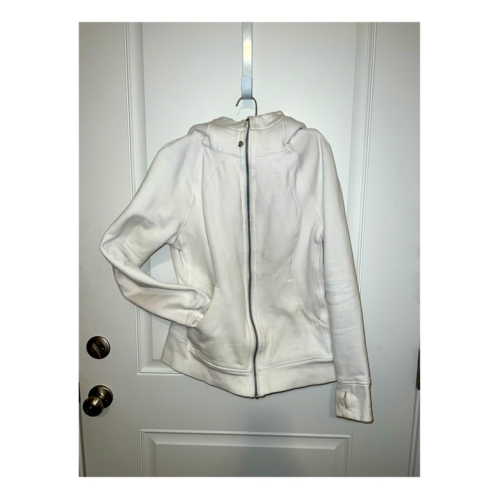 White Scuba Hoodie Lululemon